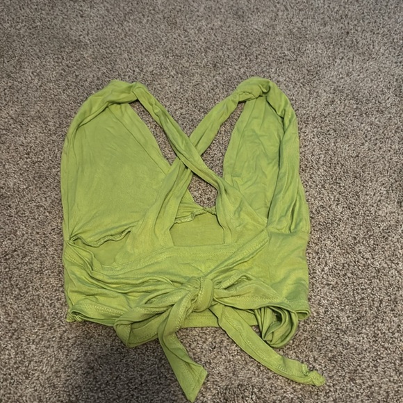 Pacsun low cut green top (size small) - Picture 2 of 2
